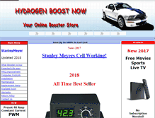 Tablet Screenshot of hydrogenboostnow.com